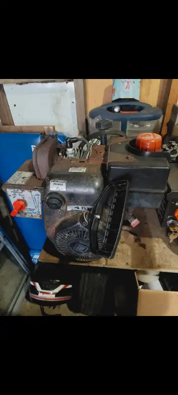 Running as it sits. Muffler has small hole Yarker pick up