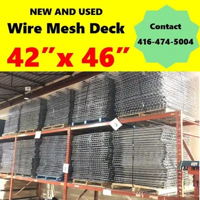 USED Wire Mesh Decking Deck 42"x46" for Pallet Racking, View more