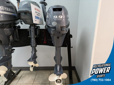 This pre-owned 2017 Yamaha T9.9LWHB High Thrust is a dependable 9.9HP four-stroke outboard featuring...