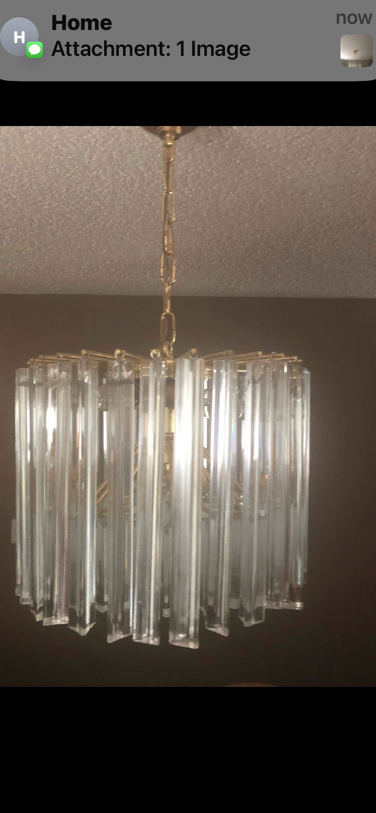 Chandelier Light Fixture. Like new! Indoor Lighting & Fans
