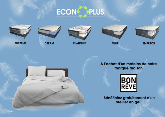 Méga vente! Matelas neufs disponibles en liquidation dans Lits et matelas  à Ville de Québec - Image 3