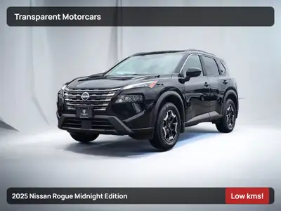 Transparent Motorcars is pleased to offer this beautiful 2025 Nissan Rouge Midnight Edition With 2,8...