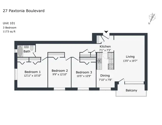 Three bedroom, Keele and Wilson - ID 2404 in Long Term Rentals in City of Toronto - Image 11