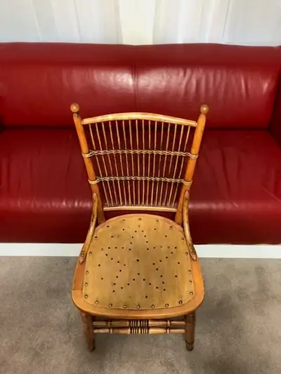 Beautifully Restored, Very Rare, Hand-Crafted Adult Side Chair, View more