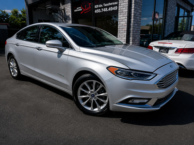 2018 FORD FUSION TITANIUM PHEV CLEAN CARFAX, SEULEMENT 147107KM CERTIF GRIS/NOIR, JANTES ALUMINIUM,...