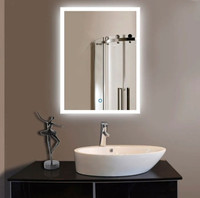 NEW 28" x 32" Anti-Fog LED Mirror