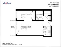 Akelius one bedroom apartment for rent. Located near Avenue Galt in the Verdun neighborhood, Montrea... (image 7)