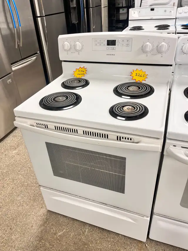 Amana 30” Coil Top  Stove Fully Tested  30-Day Warranty in Stoves, Ovens & Ranges in Kitchener / Waterloo - Image 4