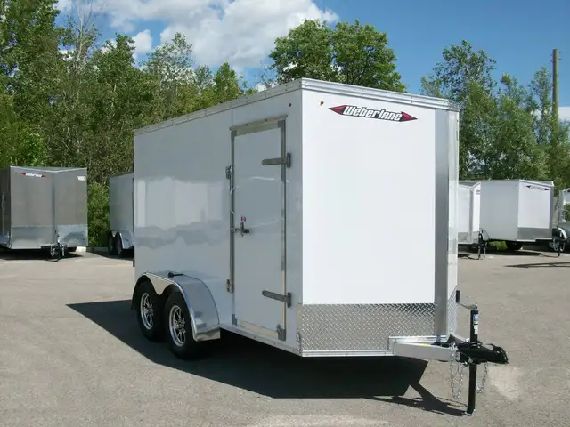 2025 Weberlane CARGO ALUMINIUM 6' X 12' V-NOSE A GLISSIERE CONTR in Cargo & Utility Trailers in Laval / North Shore - Image 2