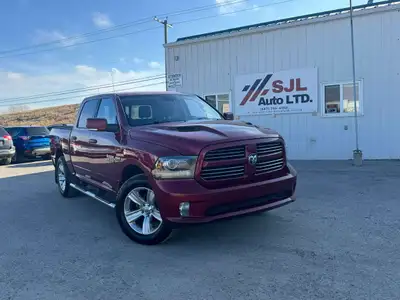 Heated Seats & Steering Wheel Remote Starter One Owner 2015 Dodge Ram 1500 Sport 259,232 KMs 5.7L 8c...