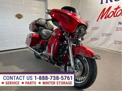 Beautiful Ember Red Sunglo Ultra Classic is another Canadian Harley at True North Motor Sports with...