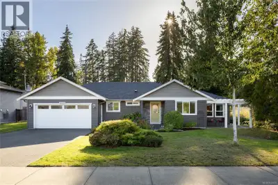 This bright and welcoming rancher sits in a quiet, family-friendly pocket of West Courtenay — just o...