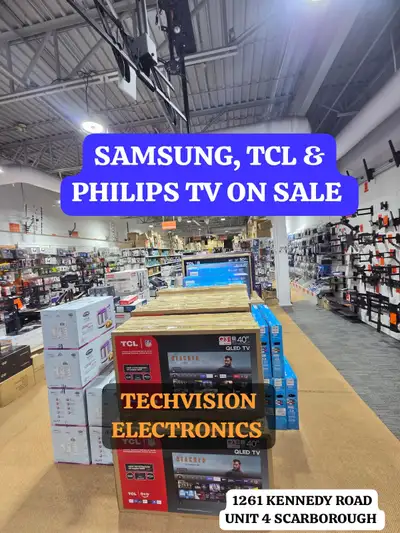 SAMSUNG, TCL & PHILIPS 32,40,43,50,55,60,65,70,75,85 TV'S SALE, View more