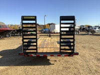 18ft Flatbed Trailer for Sale in Nisku, AB MODEL: CE718-10k SIZE: 80in. X 216in. 2,711 lbs PAYLOAD:... (image 5)