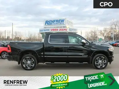 This 2023 Ram 1500 Limited is a one owner, no accidents, fully loaded truck finished in stunning Dia...
