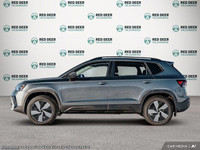 Meet the 2025 Volkswagen Taos Trendline 4MOTION, a stunning new gray SUV that excels in all-wheel dr... (image 2)