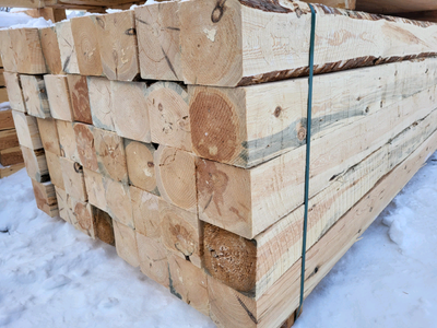 Rough cut 6x6x8 pine $35 Cash or e-transfer only Located near Stony Mountain Delivery available for...