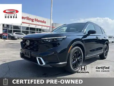 Experience the refined luxury and efficiency of this 2025 Honda CR-V Hybrid Touring, boasting a slee...