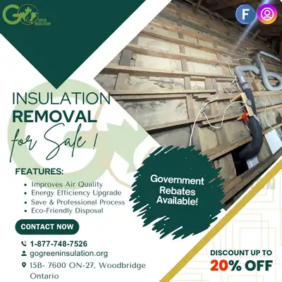 Insulation Removal Sale !, View more