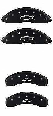 BRAKE CALIPER COVER CAMARO 2012 CREST BOWTIE CHEVROLET NOIR MATT