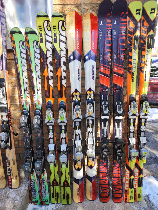 Nice Atomics Sets of Skis any mountain With  Bindings and Boots. in Ski in City of Toronto - Image 2