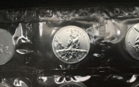 Full sheet of 2012 1oz silver cougar wildlife series maple leafs