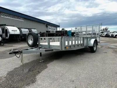 2025 MVM MV6x14UT 3018lb PAYLOAD CAPACITY !!! 2024 MVM 6'x14' galvanized utility trailer. Visit us t...