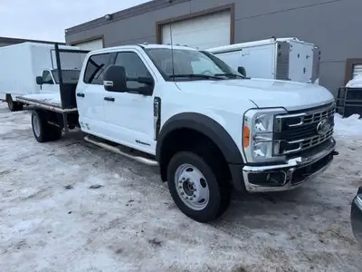 2023 Ford F-550 XLT Flat Deck Truck 6.7L Powerstroke Diesel 4x4 Automatic Transmission Crew Cab 11ft...
