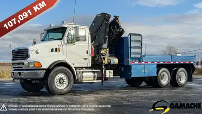 Heavy truck / Camion lourd - # STOCK: C-37122 2007 STERLING LT9500 CAMION GRUE 2007 STERLING LT9500...