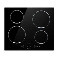 Built-In 24-in Induction Modular Cooktop in Black with 4 Element
