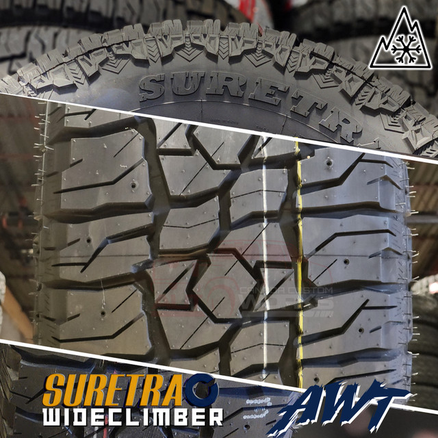 BRAND NEW Snowflake Rated AWT! 33X12.50R20 $1290 FULL SET in Tires & Rims in Edmonton - Image 3