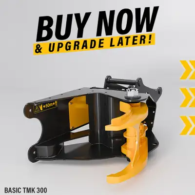 TMK 300 Tree Shear – Power, Safety & Productivity The TMK 300 Tree Shear cuts, grabs, and handles tr...
