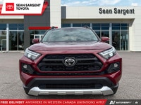 Free delivery available up to a $500 credit, based on retail price. Meet the 2022 Toyota RAV4 Trail... (image 2)