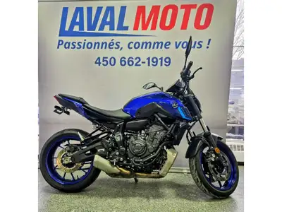 Laval Moto 2023 Yamaha MT 07 ABS 2023 Yamaha MT 07 ABS RESERVE PAR TELEPHONE Fin de saison = meilleu...