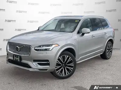 This Volvo XC90 Recharge has a strong Intercooled Turbo Gas/Electric I-4 2.0 L/120 engine powering t...
