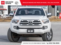 Super White 2019 Toyota Tacoma Limited V6 AWD! Navigation / Leather / Sunroof / Push Button Start /... (image 1)