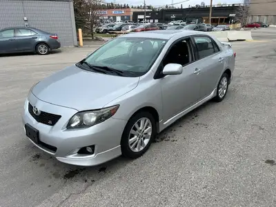 2010 Toyota Corolla S model  LOW km