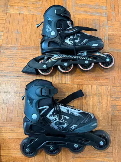 Rollerblades – Youth Size 5 to 8 (Adjustable), View more
