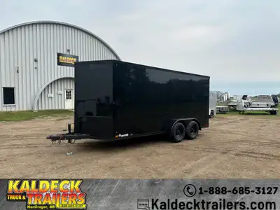 2025 Cross Trailers 7in. x 16in. Alpha Blackout 10K - (2) 5200# Spring Axles - 9990# GVWR - 2682# Cu...