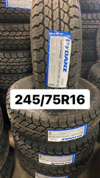LT 245/75R16 NEW ALL SEASON TIRES $600FOR FOUR TIRES