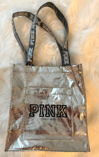 Victoria's Secret PINK Tote Bag Metallic - NEW with Tag!