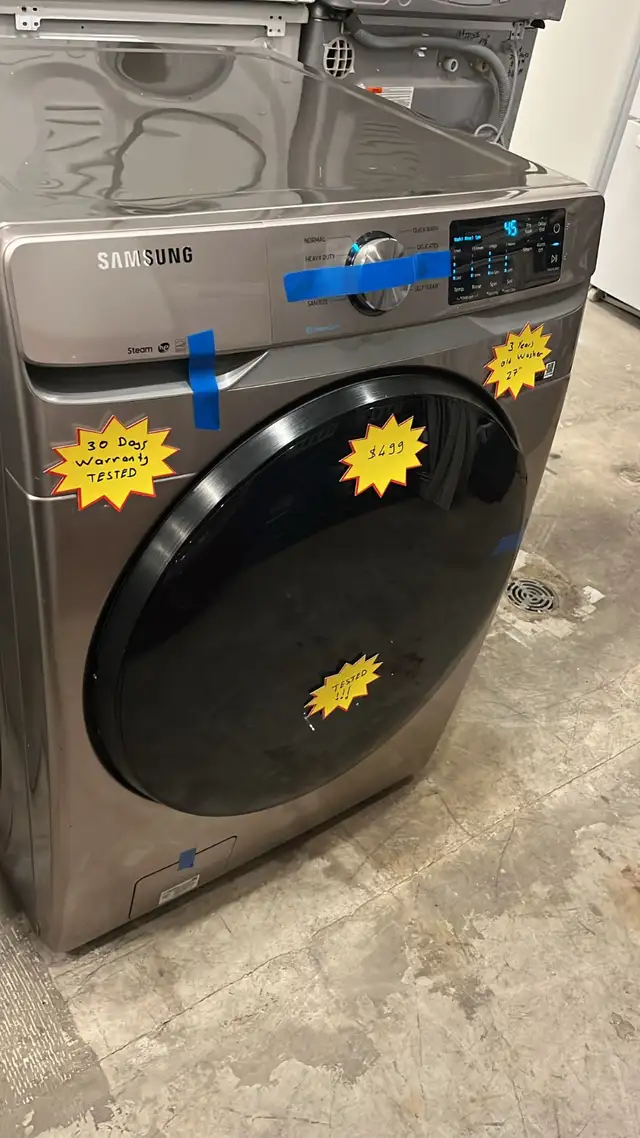 Samsung 27” Washer 3 Years Old  30-Day Warranty in Washers & Dryers in Kitchener / Waterloo - Image 5