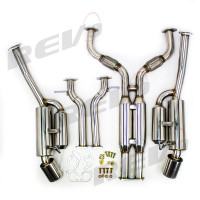 370Z VQ37 Dual Catback Exhaust Stainless Steel 4.5" Exhaus