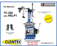 TIRE CHANGER with ASSIST ARM - MONDIAL TC200/HELP1