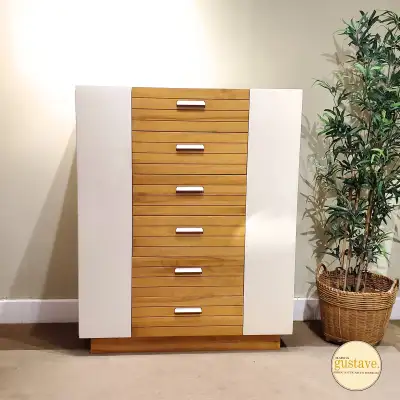 Commode haute vintage | Highboy 1977, View more