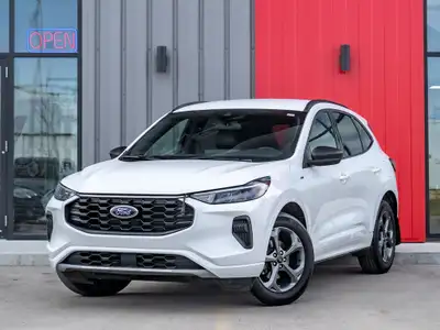 Carget Supercentre is proud to present this 2023 Ford Escape ST-Line! EXTERIOR: OXFORD WHITE INTERIO...