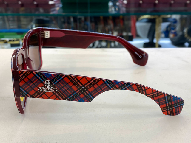Vivienne Westwood Sun RX 01 Red Plaid Sunglasses in Other in City of Toronto - Image 2