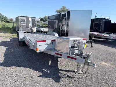 USED 2020 N&N 7x20 LOW PROFILE GALVANIZED CAR/EQUIPMENT HAULER WITH 14,000LB GVWR!! Upgrade to our N...