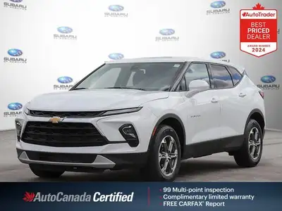 New Price! Summit White 2024 Chevrolet Blazer LT Remote Start | Alloys | Backup cam AWD 9-Speed Auto...