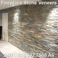 Rustic Fireplace Stone Veneer Stacked Stone Ledge Stone Cladding